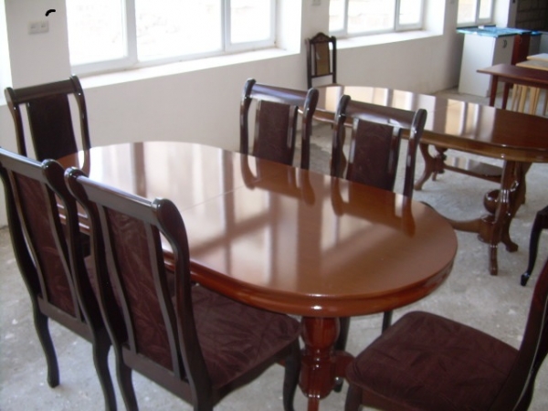 Ճաշասենյակի սեղան և վեց աթոռներ - Հյուրասենյակի կահույք  Սեղաններ և աթոռներ