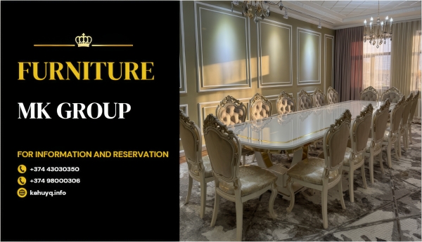 Սեղան՝ Իդեալ, աթոռներ՝ Ջոկոնդա - Հյուրասենյակի կահույք  Սեղաններ և աթոռներ