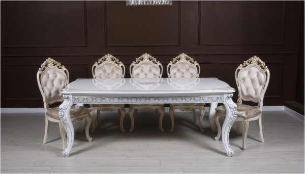 Սեղան՝ Շեյխ, աթոռներ՝ Ջոկոնդա - Հյուրասենյակի կահույք  Սեղաններ և աթոռներ