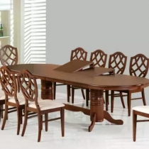 Սեղան տասներկու աթոռով հիսուն տոկոս զեղջով - Հյուրասենյակի կահույք  Սեղաններ և աթոռներ